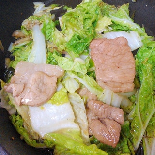 豚肉と白菜の炒め物
